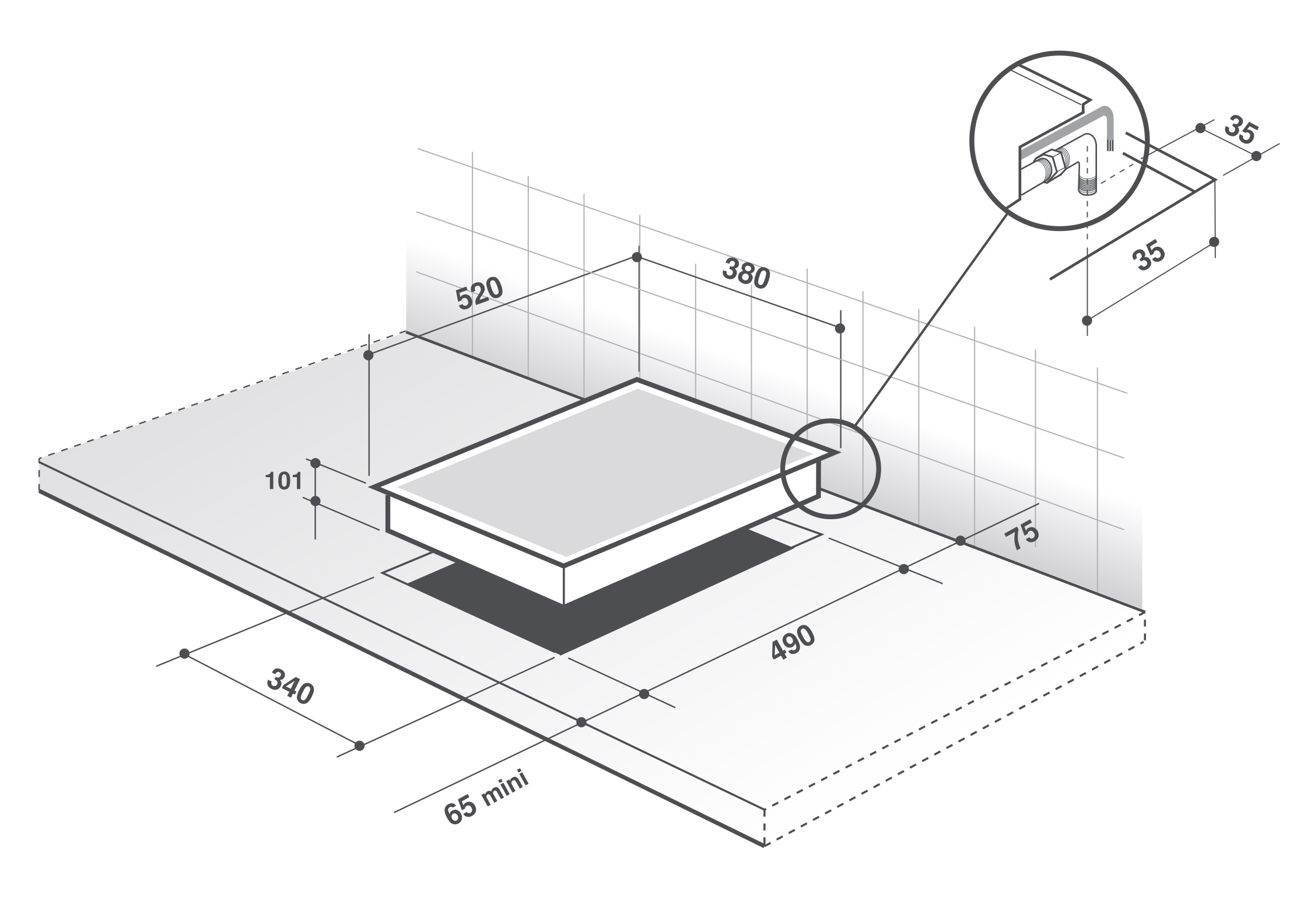 Варильна поверхня De Dietrich DPG7449B - изображение 4